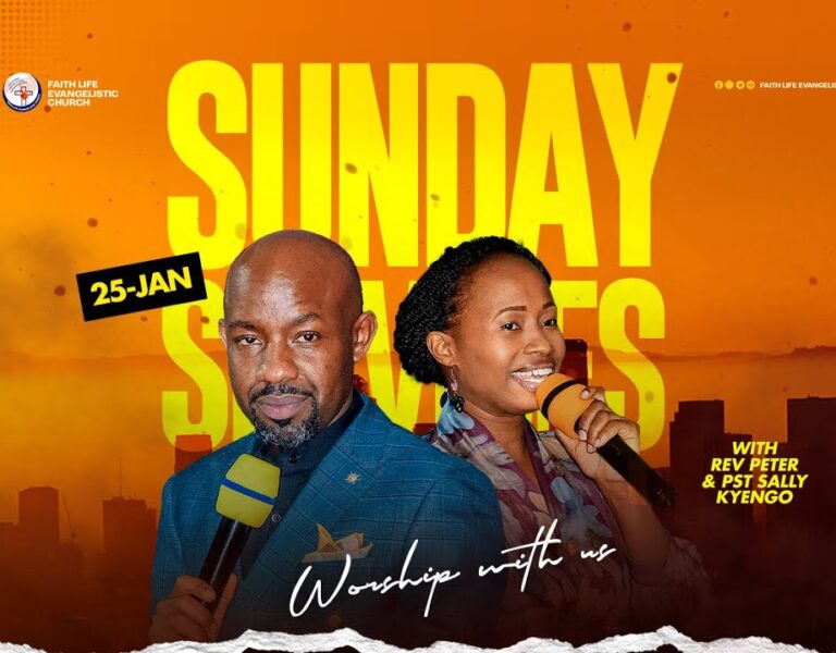 SUNDAY SERVICE || 25TH JANUARY 2026 || REV. PETER & PST. SALLY KYENGO